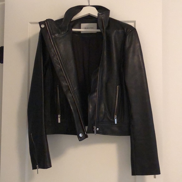 Babaton Jagger Moto Leather Jacket - Picture 3 of 3